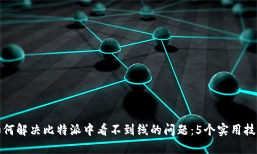 如何解决比特派中看不到线的问题：5个实用技巧