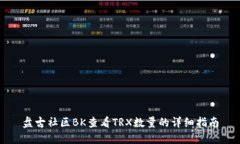 盘古社区BK查看TRX数量的详